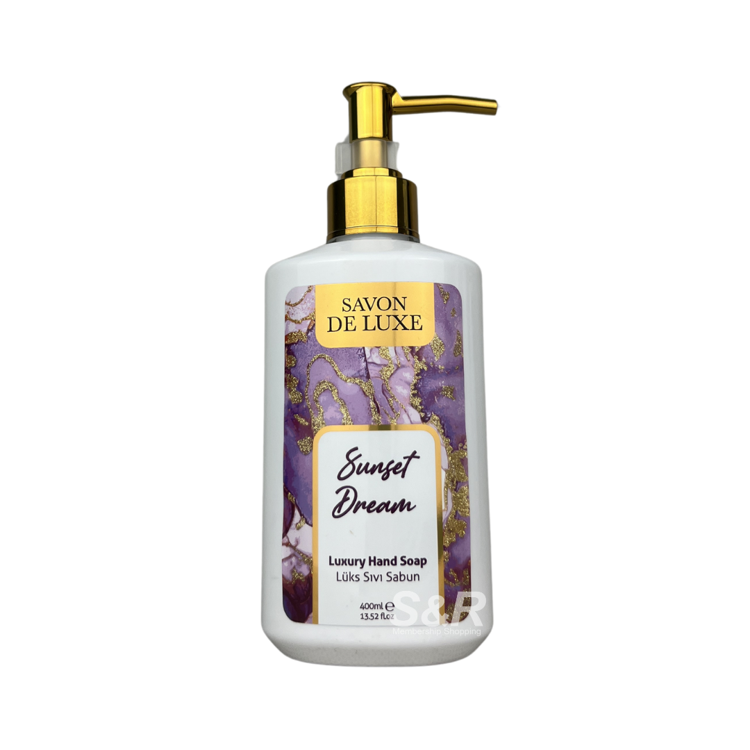 Savon De Luxe Sunset Dream Luxury Hand Soap 400mL Savon De Luxe Sunset Dream Luxury Hand Soap 400mL